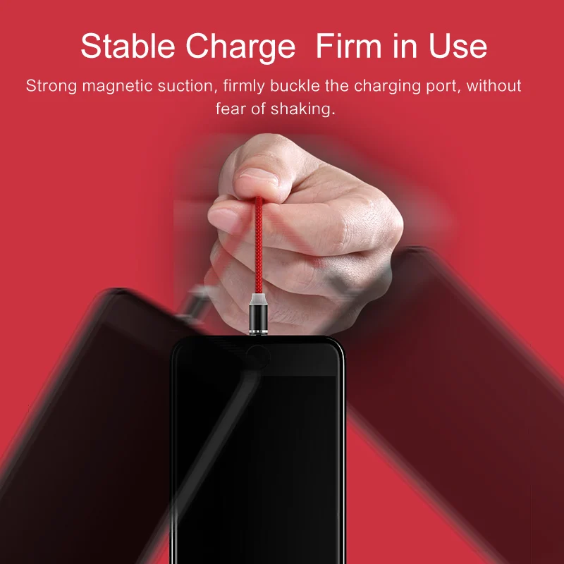 USAMS magnética Cable cable de tipo C Micro USB más rápido de carga Microusb imán cargador usb-c cable para iphone cable Samsung xiaomi