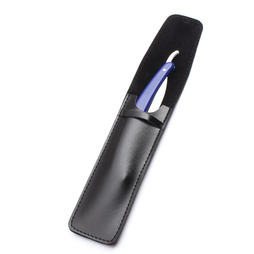 1Set 14.5*1.5cm Hot Sell Barber Razor Edge Folding Shaving Knife Salon Hair Removal Tool Shaving Razor Salon Equipment C6105 - Цвет: C6105 Lan Add Bag