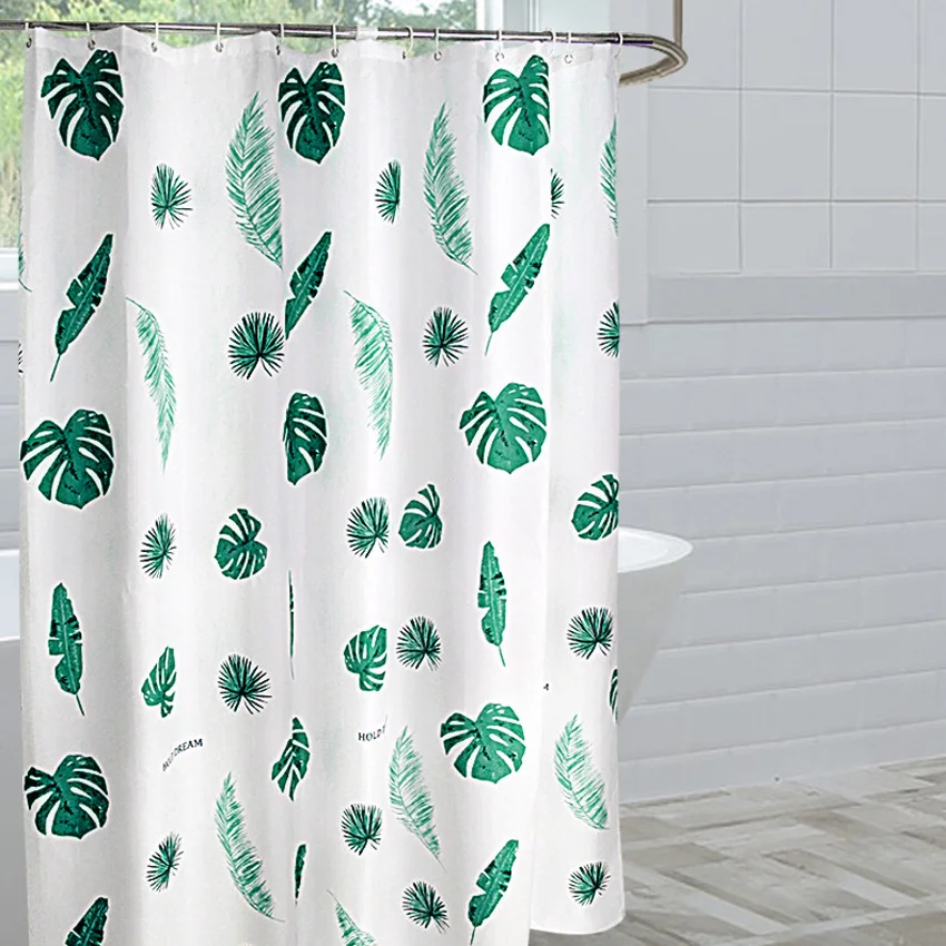 Details about   Nordic Shower  Bath Curtains Bathroom for Bathtub Cover Extra Large 12pcs Hooks 