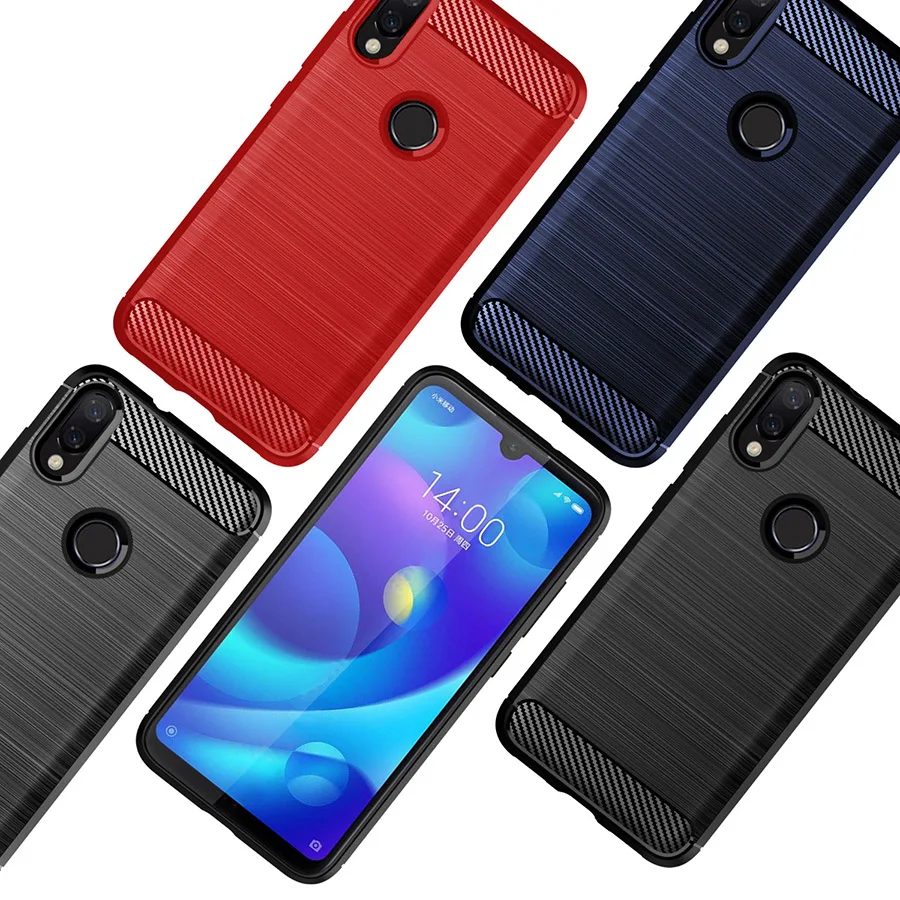 Case for Xiaomi Redmi Note 7 Pro 7Pro Silicone Armor Bumper Shockproof Cover Phone Cases Luxury Xiomi Note7 |