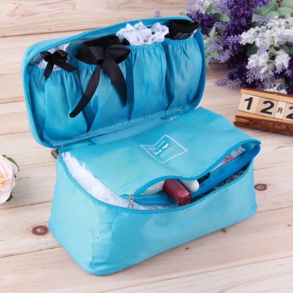 1Pc Bra Underwear Lingerie Travel Bag for Women Organizer Trip Handbag