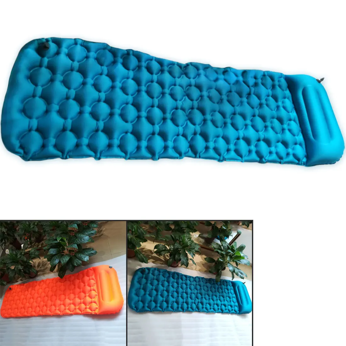 

New Inflatable Sleeping Pad Ultra-light Camping Mat With Pillow Portable Air mattress Cushion Sleeping Bag Inflatable Sofa