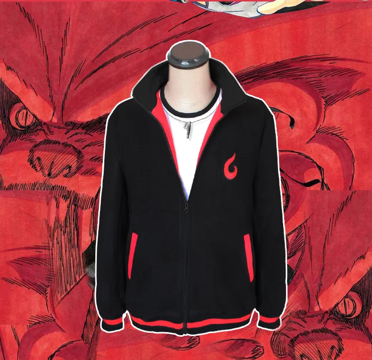 Наруто Uzumaki Boruto Fleeces Косплей Костюм Повседневная Толстовка куртка + трек |