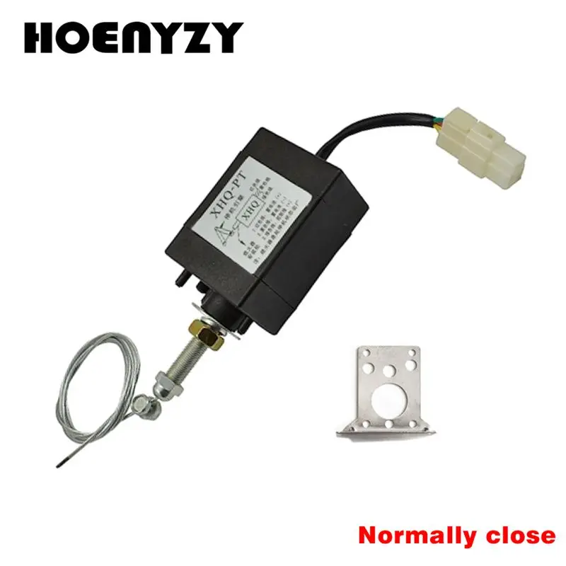 12V//24V Power On//Off Pull Type Diesel Engine Parts Stop Solenoid for Generator