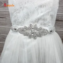 Женское вечернее платье пояс с бусинами блестящие стразы свадебный пояс белое свадебное платье аксессуары ceinture strass mariage B03