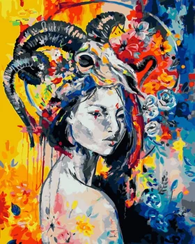 

Frameless painting by numbers paint by numbers for home decor PBN for living room 4050 sheep Mark