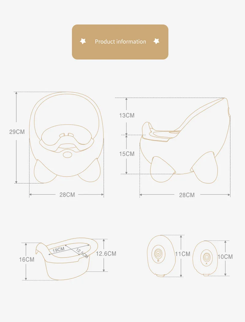 Детское сиденье для унитаза, милый детский горшок для путешествий, портативный тренировочный горшок для мальчиков и девочек, Детский горшок, детский туалет, Детский горшок