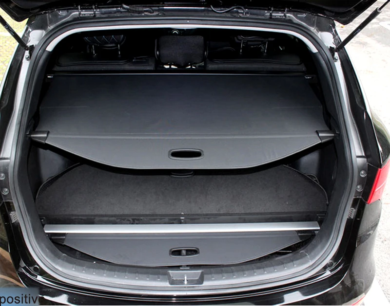 OREALTOOL Black Retractable Cargo Cover Luggage Shade Shield for Hyundai IX35 2010-2017 Rear Boot Trunk Parcel Load Shelf Shielding Security Panel Roller Blind
