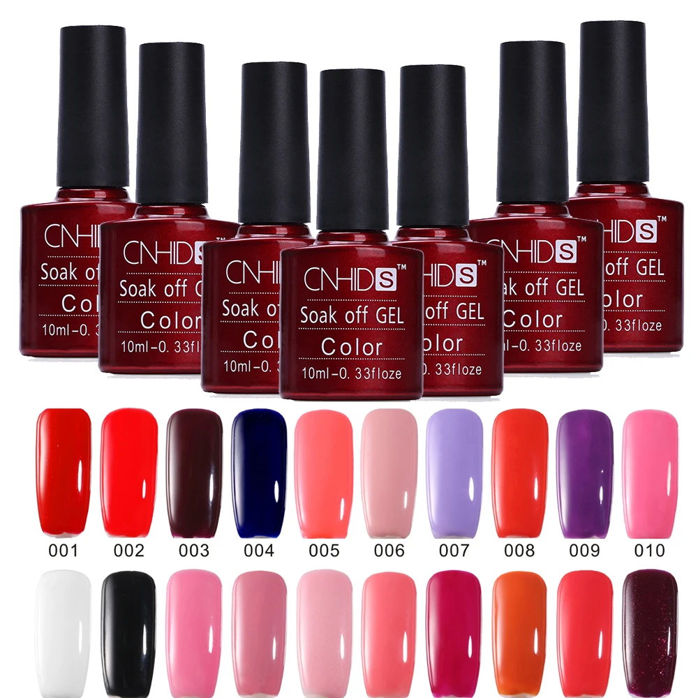 

10pcs/Lot 7.5ml UV&LED Shining Nail Gel Long Lasting Soak Off Gel Lacquer Nail Art Candy Color Nail Gel UV Set Varnish Manicure