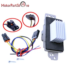 Для двигателя нагнетателя отопителя резистор и набор проводов УВД 89018964 89018778 89019351 93803636 для Chevrolet Silverado GMC 2002-2006 D10