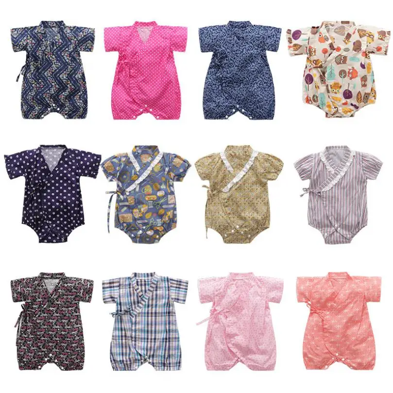 Kimono Newborn Baby Boys Girls Clothes Japanese Style Kids Rompers ...