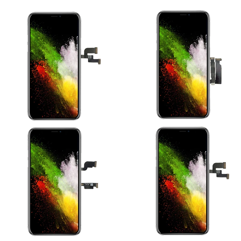 AAA+++ для iPhone X XR XS OLED экран XS MAX Замена OEM ЖК-дисплей с 3D сенсорной сборкой без битых пикселей абсолютно