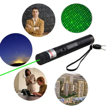

Powerful 650NM Laser Hunting Light Laser Pen Light Laser Pointer Adjustable Starry Head Burning Light + 18650 Battery +Charger