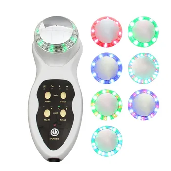 

7 Color Led Photon Ultrasonic Light Facial Massager Skin Rejuvenation Therapy Face Lift Anti Wrinkle Beauty Device Appliance