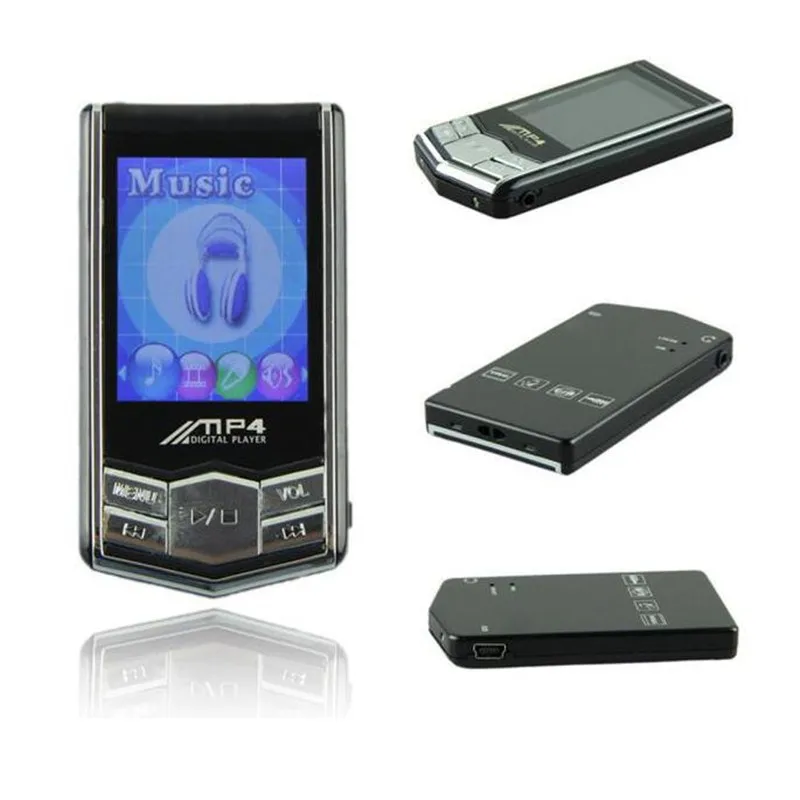 Fashion 4GB 8GB ultra thin MP4 player uses 1.8 Inch TFT LCD screen, FM radio, video game film, WMA WMV ASF Music Player