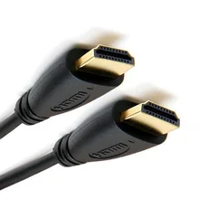 3FT, 0,3 m, 1 m, 1,5 m, 2 M, 3 m, 5 m de alta velocidad enchapado en oro macho-Macho Cable HDMI 1,4 versión HD 1080 p 3D para HDTV XBOX PS3 ordenador