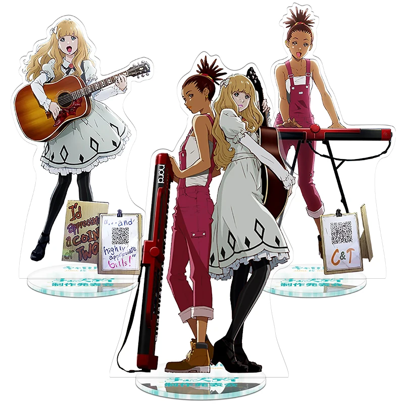 

Anime CAROLE & TUESDAY Carole Tuesday Angela Gus Tao Roddy Ertegun Acrylic Stand Figure Desk Decor Model Plate Gifts