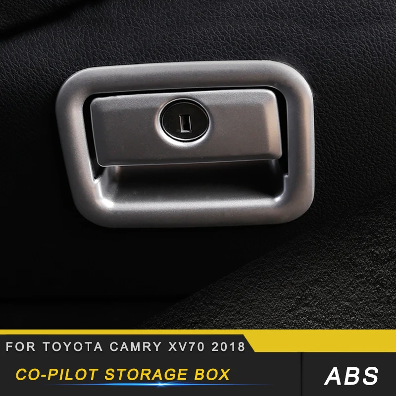 Авто автомобиль Co-pilot коробка для хранения Наклейка для Toyota Camry XV70