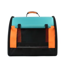 Дорожная сумка для кошек плюшевый питомник для собак Трехцветная парусиновая сетка на плечо Оксфорд дышащая Складная летняя складная палатка для домашних животных на открытом воздухе