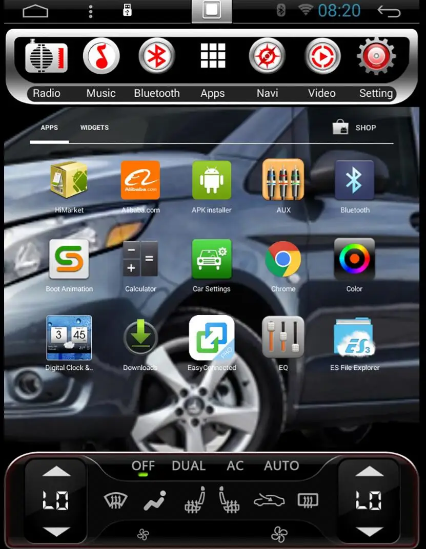 Sale 10.4" Android 6.0 Car Audio 2Gb Ram 16Gb Rom For Ford Focus 2012 2013 2014 2015 Support steerring wheel control 1024*600 4