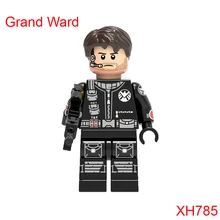 Grand Ward Mini Bricks Single Sale Dc Super Heroes The Avengers Justice League Star Wars Building