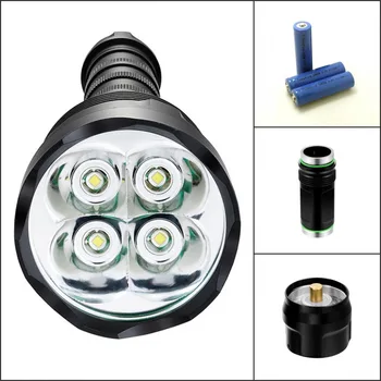 

Tinhofire CX4 4xT6 4x Cree XM-L T6 5000 Lumens 5-Mode LED Flashlight Torch Lamp LED Flashlight Super Bright Flash light