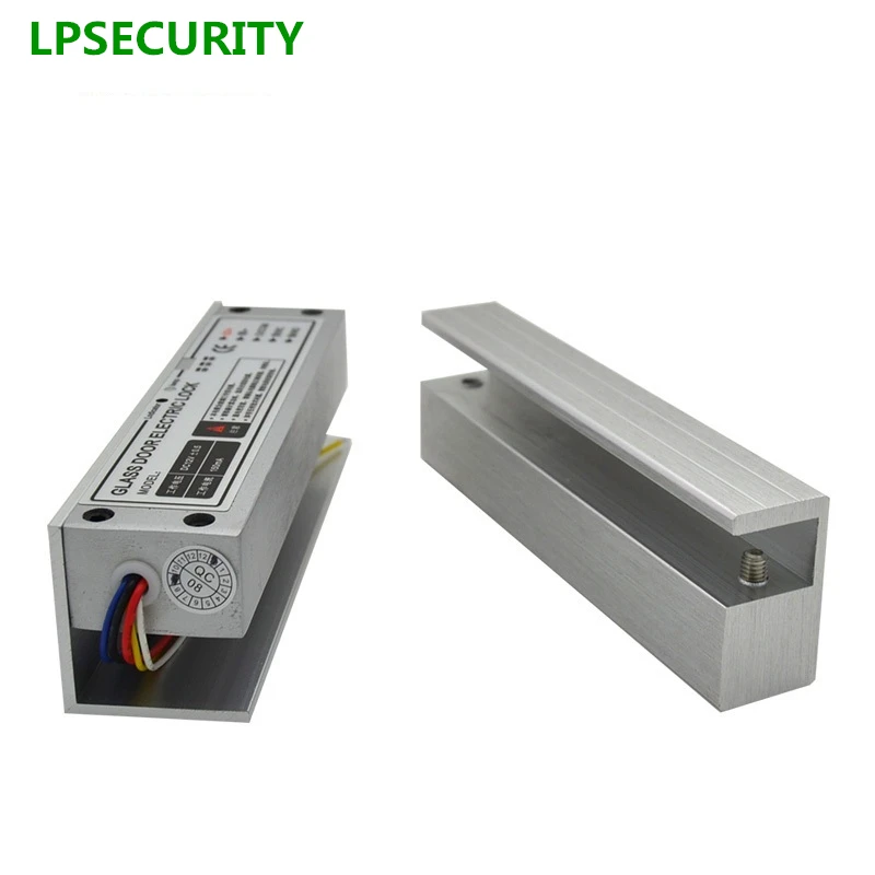 

LPSECURITY Glass door Electric Drop Bolt Door Lock DC 12V Magnetic Induction Deadbolt for Security Access Control System