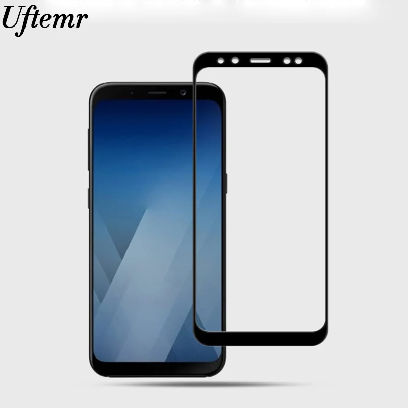 

For Samsung Galaxy A8 2018 Glass 2.5D 9H HD Full Tempered Glass Screen Protector Film for Samsung A8(2018) A8 Plus 2018 Glass A8