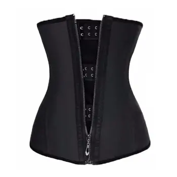 

Corset Body Shaper Latex Waist Trainer Zipper Underbust Slim Tummy Waist Cincher Slimming Briefs Shaper Belt Shapewear Women