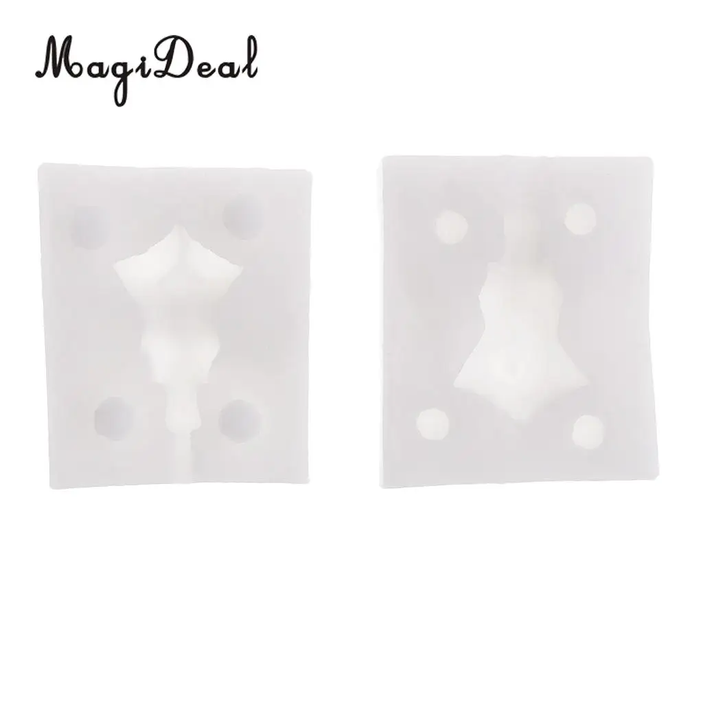 3 Sets Dolls Human Body Model Silicone Mold Polymer Clay Molds Handmade Craft Mold Fondant Cake Decorating Mould Baking Tools