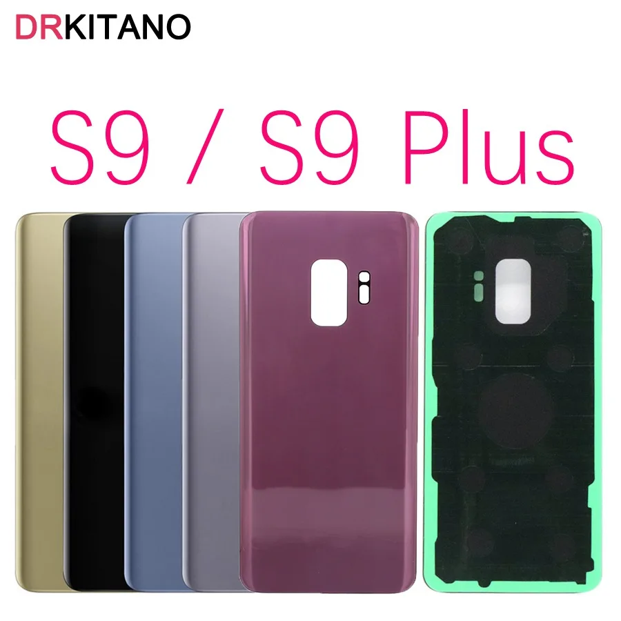 For 6.2" SAMSUNG S9 Back Battery Cover Rear Glass Door Housing Panel Case For SAMSUNG GALAXY S9