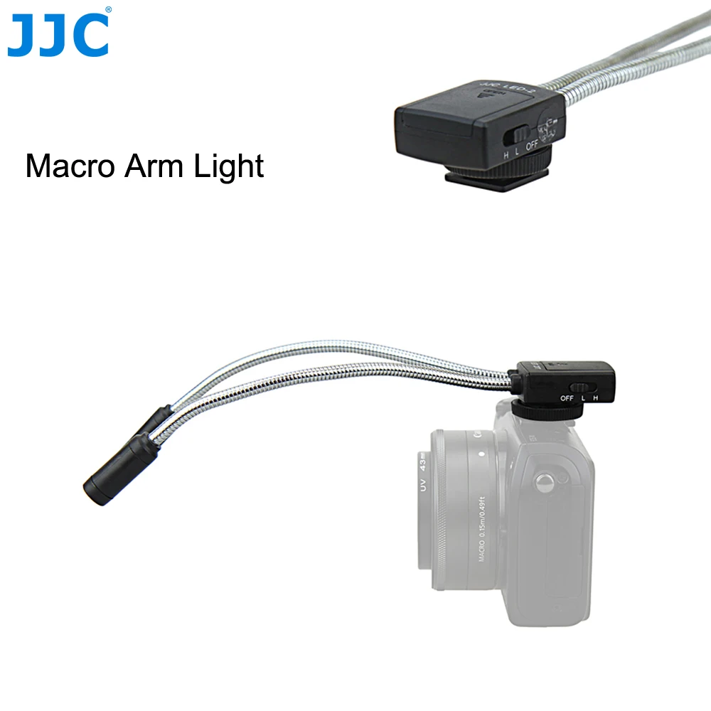 JJC Mirrorless Cameras Macro LED Ring Lamps Flash Light For Sony A6000