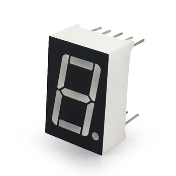 

MCIGICM 20pcs 7 segment Common Anode 1 Bit digital Tube 0.56" 0.56in. Red LED Display 7 segmentos LED Digital tube