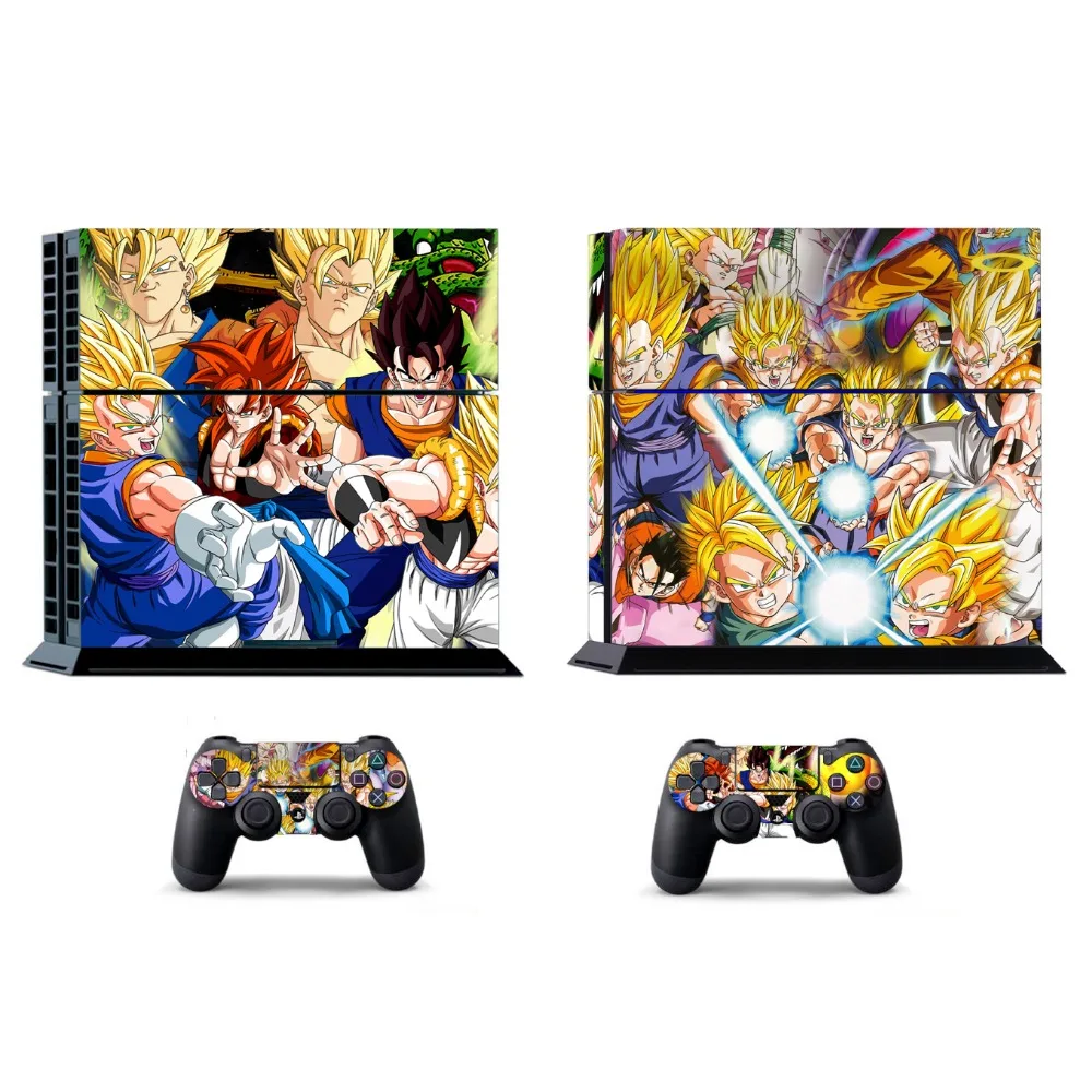 Dragon Ball наклейка для PS4 PS4 стикер Vinly Кожа Наклейка для sony PS4 playstation 4 и 2 контроллера шкуры PS4 наклейка s