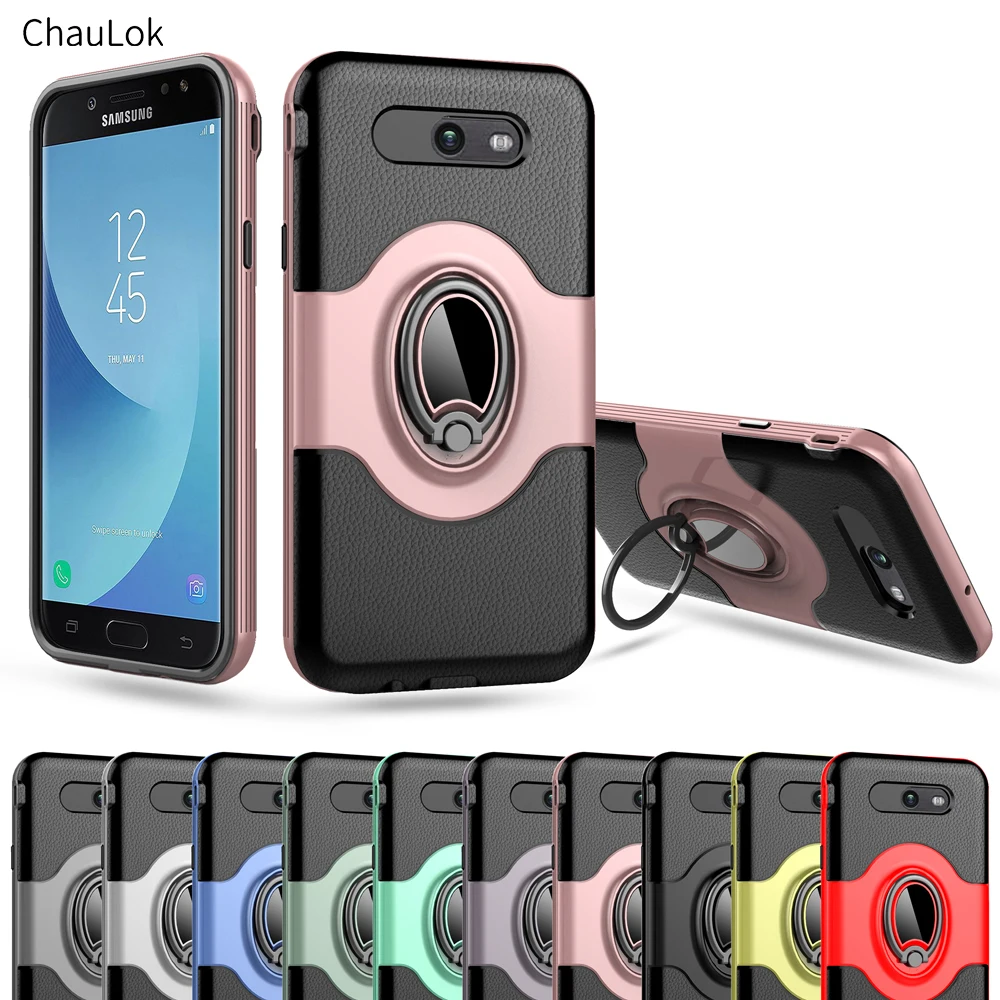 ChauLok чехлы для телефонов Samsung Galaxy J3 J5 J7 2017 года версия США чехол кольцо кронштейн