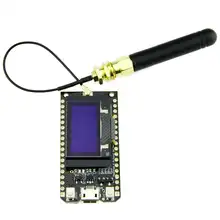 Bluetooth Wifi ESP-32 Modulo Scheda di Sviluppo Lora32 Lora 868Mhz ESP32 Lora Oled Da 0.96 Pollici Display Blu Con Antenna(China)