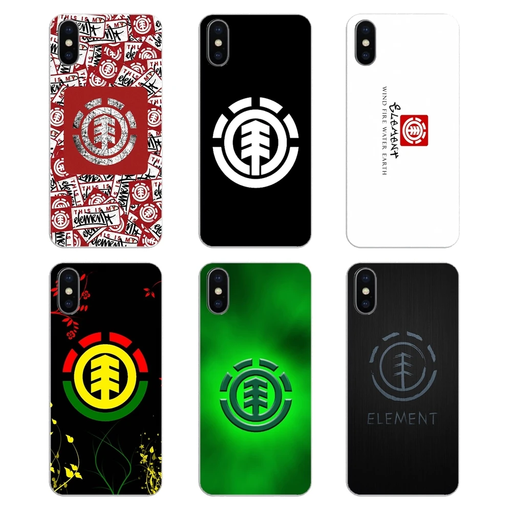 

For Xiaomi Redmi 4X S2 3S Note 3 4 5 6 6A Por Pocophone F1 Mi 6 Element skate for life Skateboard Deck Logo Silicone Phone Cover