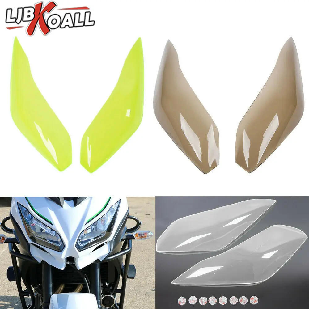 Защитная крышка для передней фары мотоцикла защита защиты объектива Kawasaki Versys 650