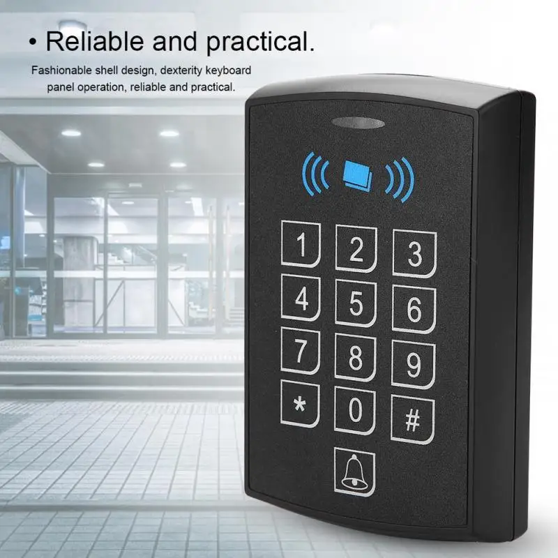 Система контроля допуска к двери 125 кГц безопасности RFID карты пароль контроллер