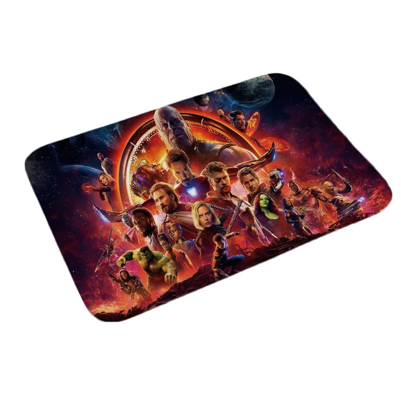XINTOCH ковёр Мстителей, плюшевые игрушки Marvel MCU, Человек-паук, железный человек, Капитан Америка, ковер, подарок для детей, Прямая поставка - Цвет: Avengers Carpet