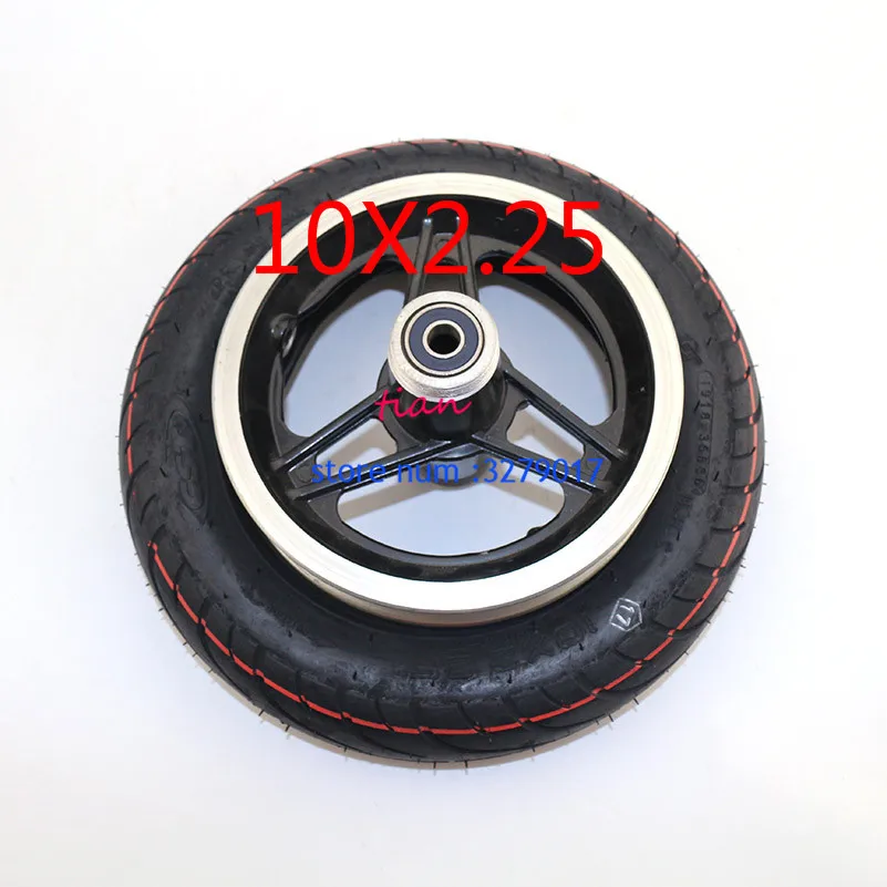 

10X2.25 wheel hub 10 inch scooter aluminum alloy rims frame for 10X2.25 tire electric scooter mini bike Balance car tyre tube