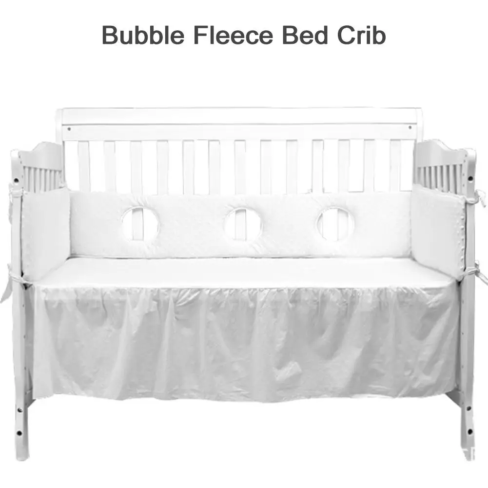 

Toddler Bed Crib Rail Bumper Cotton Safety Guard For Bed Soft Portable Long Pillow Pads Bedside Guard