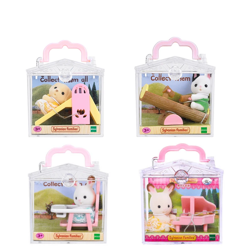 Sylvanian Families кукольный домик пушистый мини-Фигурки 4 см коллекция девочки; дети игрушки w/Аксессуары Новое