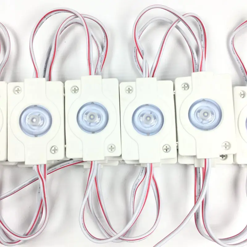 100 шт./лот 1 5 Вт DC12V светодиодный модуль 3030 SMD с выпуклыми линзами