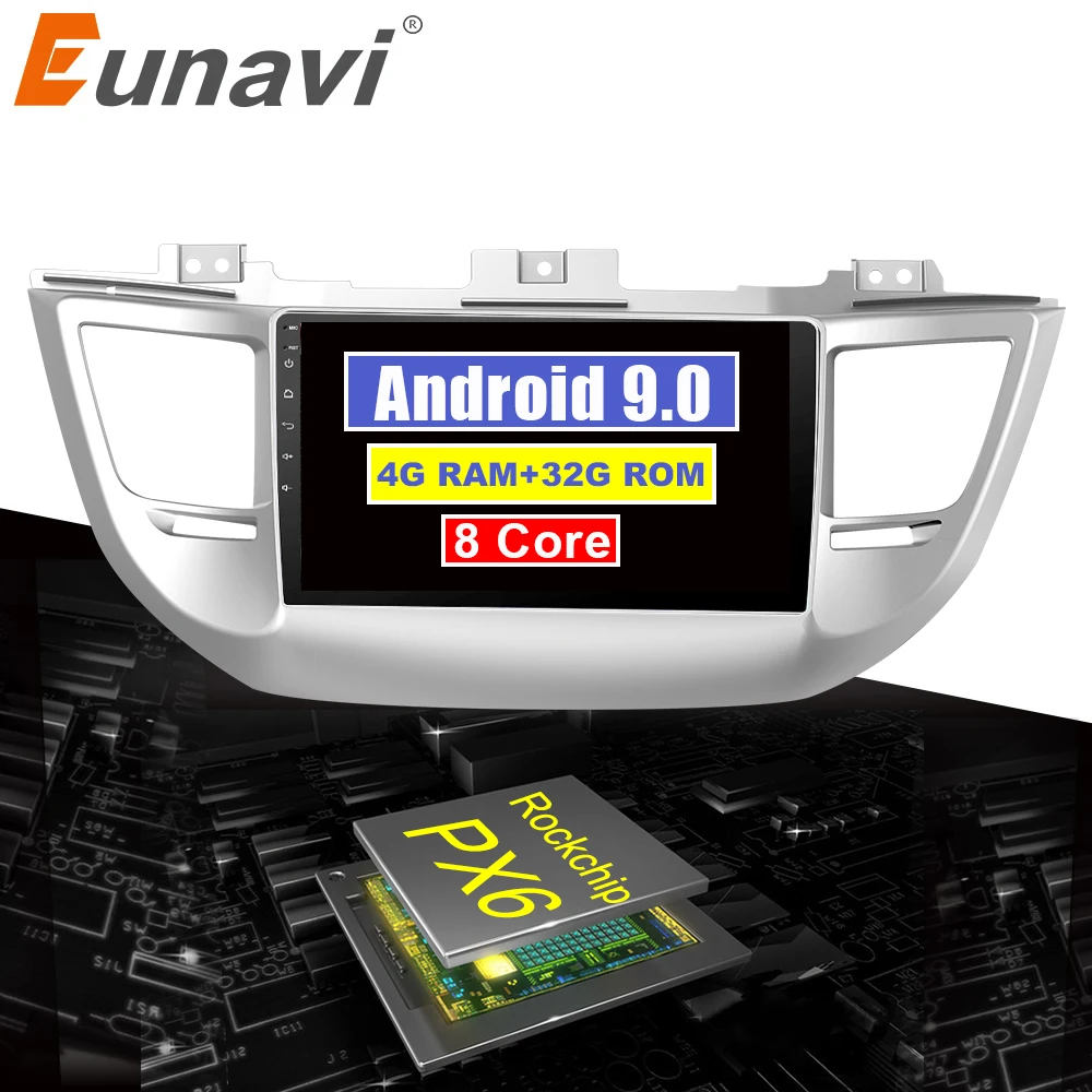 Sale Eunavi 4G+32G Octa 8 core android 9.0 car dvd for Hyundai Tucson/IX35 2016 2017 multimedia car radio gps navigation PX6 0 Sale Eunavi 4G+32G Octa 8 core android 9.0 car dvd for Hyundai Tucson/IX35 2016 2017 multimedia car radio gps navigation PX6 0