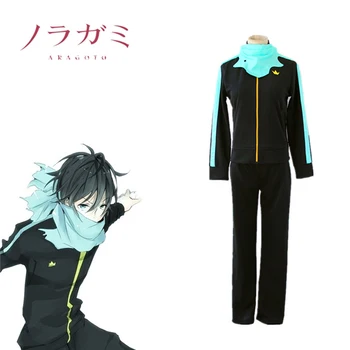 

Yato Cosplay Noragami Costume Japanese Anime Fancy Jacket Suit Sportswear Whole Set With Scarf Popular Unisex Adults Costume