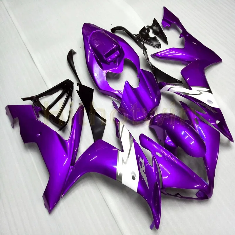 

Botls+Custom-made purple ABS Plastic YZFR1 04 05 06 motorcycle article hull Fairing For yamaha YZF R1 2004 2005 2006