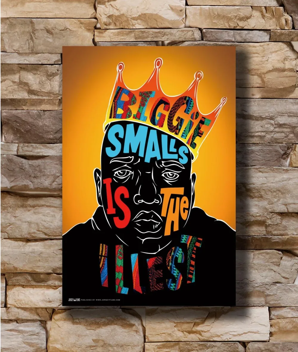 The Notorious B.I.G Biggie Smalls Home Decoration Poster Wall Canvas