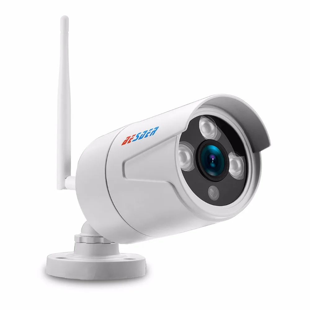 

BESDER 2MP 1MP HI3518E CamHi Wi-Fi Camera Street Wireless Bullet Camera Support Motion Detection Email Picture SD Card Max 128G