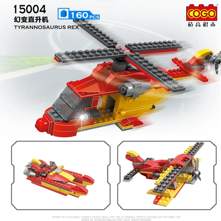 5  Military Deformation 3in1 Aircraft Racing Car Series 13009 Children's Educational Toys For Kids Compatible Legos